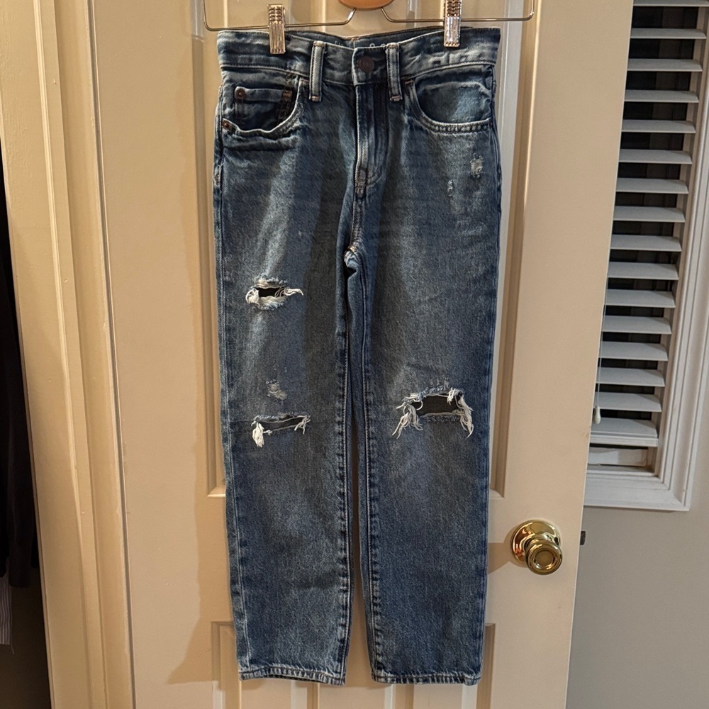 GAP Kids Blue Distressed Jeans